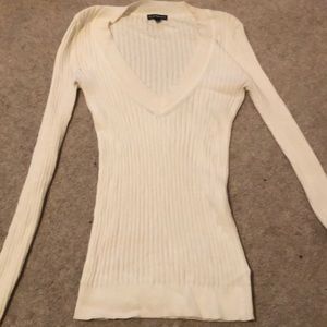 Express white sweater